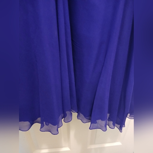 Isaacson's Lime Nite Vintage Purple Silver Silk Sequin 80s New Years Dress-12 - Picture 6 of 16